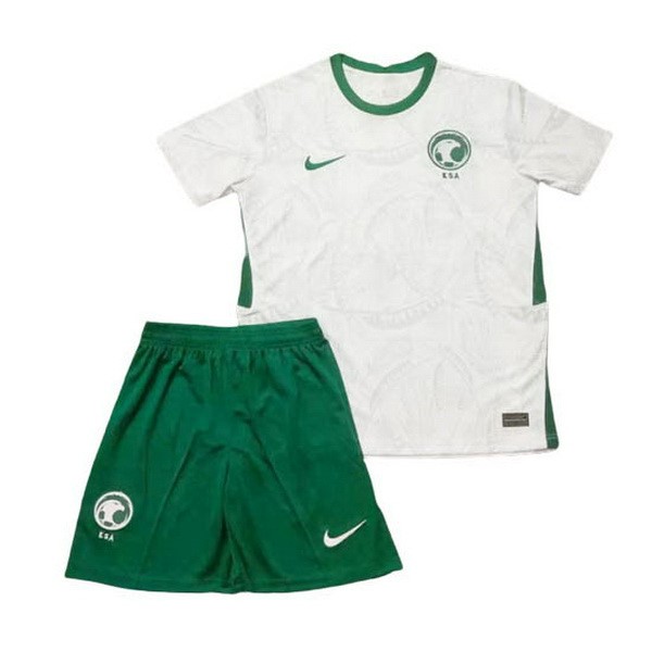 Camiseta Arabia Saudita Primera Equipación Niños 2020 Blanco